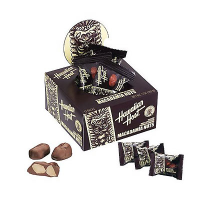 製菓品/
ハワイアンホースト/HAWAIIAN HOST MACADAMIA CHOCO 1ピース 12袋入り/5oz 10箱セット