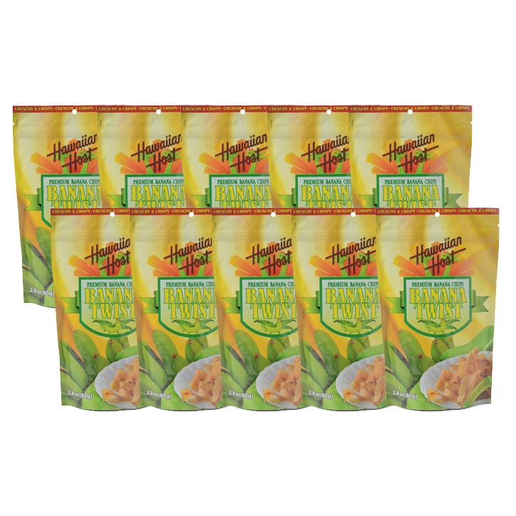 製菓品/
PREMIUM BANANA CHIPS / BANANA TWIST 10袋セット