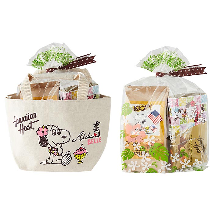 製菓品/
HAWAIIAN HOST /ベル トートバッグセット/ハニーチョコ&チョコチップクッキー