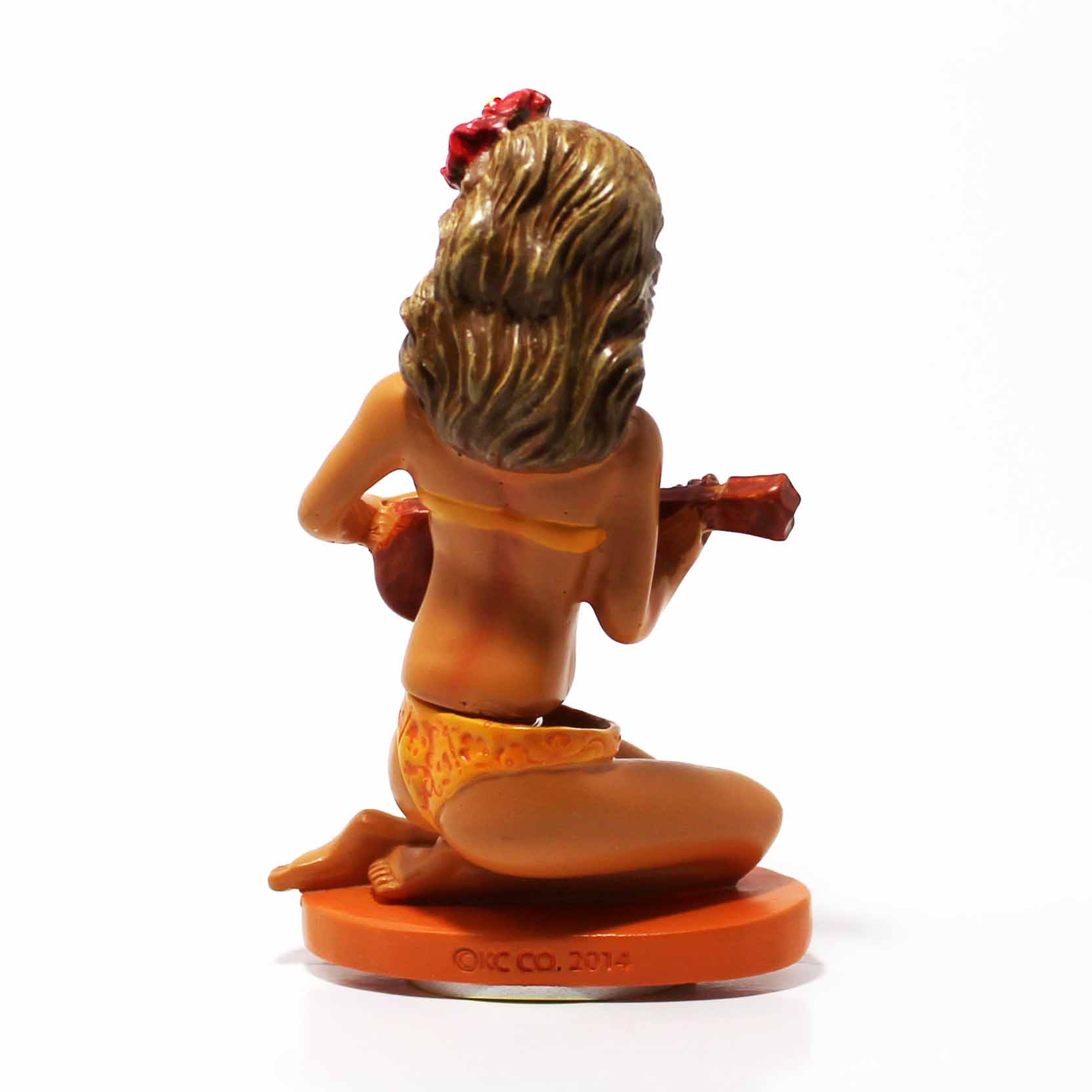 Miniature Dashboard Dolls - Hula Girl sitting pose / Ukulele^CeApi^CeA^l`