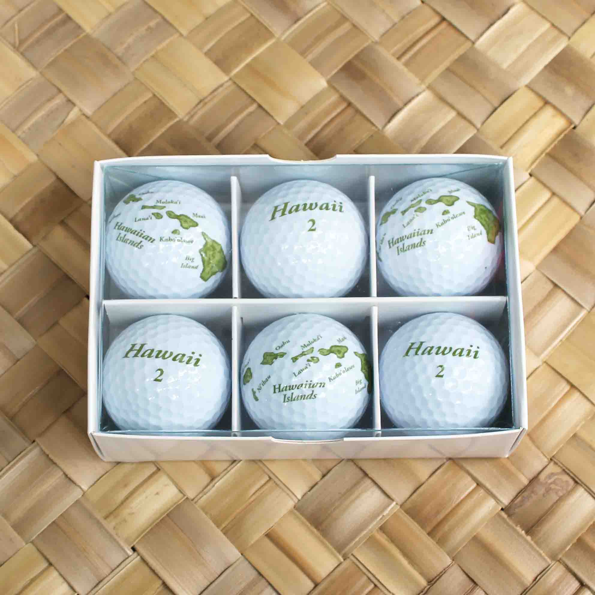 yHawaii Golf Collectionz Golf Balls / Hawaiian Islands / 6 Balls^nCAG݁^X|[cpi^St{[
