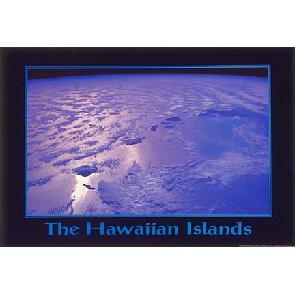 インテリア用品/
Hawaii from Space ポスター