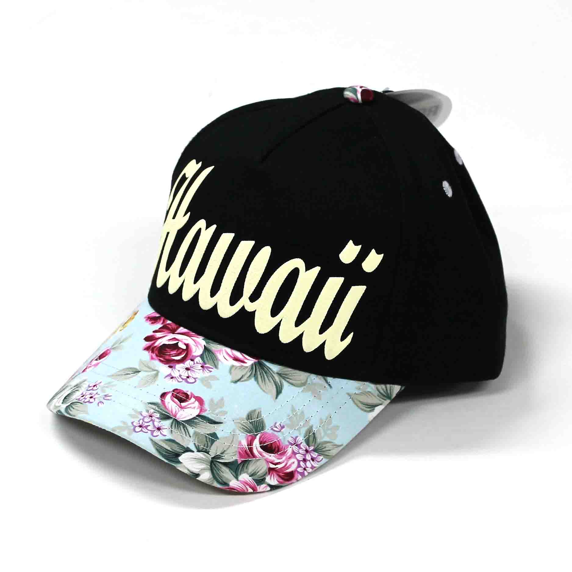 yRobin Ruth Hawaiiz Hawaiian Floral Blue Visor Cap / CHI365-A / Black-White^TVcEJWA^Xq^Robin Ruth