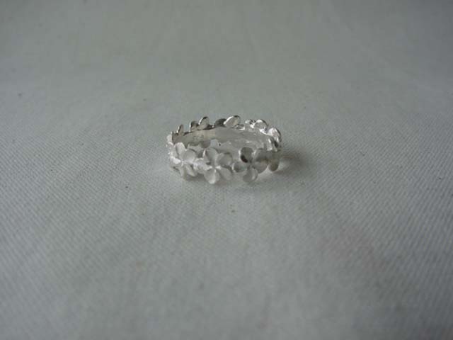 Flower All The Way Around 6mm Ring 6^nCAWG[^Vo[^Vo[OEw