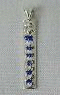 ハワイアンジュエリー/
Kuuipo Pendant 6mm Enamel 青白