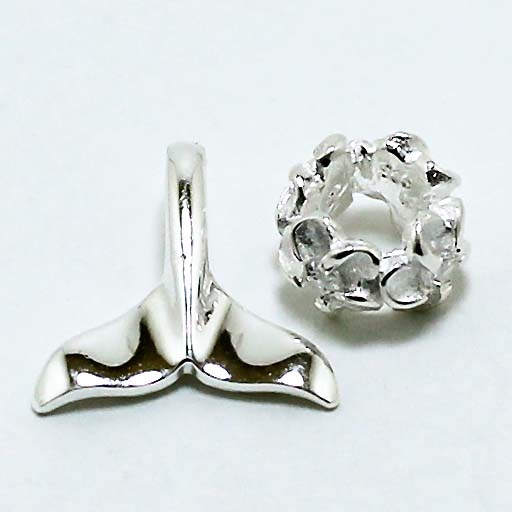 yStaring Silver JewelryzVo[y_g / Plumeria Lei+ Whale Tail^nCAWG[^Vo[^Vo[lbNXEy_g