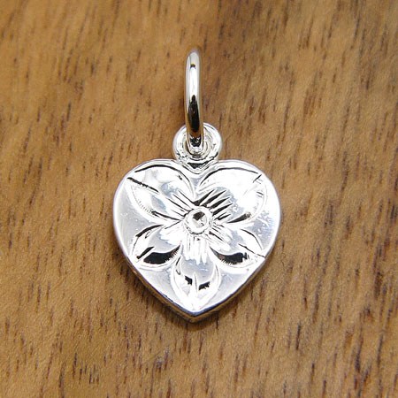 yStering Silver JewelryzVo[y_g SP Small Scroll Heart Pendant PG/SP^nCAWG[^Vo[^Vo[lbNXEy_g